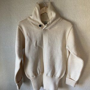 North Sea Clothing Expedition Shawl Sweater - Vintage Mariner Style - Very Nice!